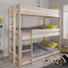 Floor bunk bed design optimizes space. Henrik Triple Bed Bunk Triple Sleeper Noa Nani