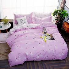 bettwasche set flamingo muster polyester baumwolle bettbezug set einzelbett doppelbett king size blau 135x200cm eleg bettbezug bettwasche set bett ideen