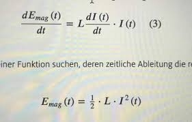 Wenn he denn rünnerfallt, denn ward de energie frie. Energie Des Magnetischen Feldes Einer Spule Schule Physik Elektrotechnik
