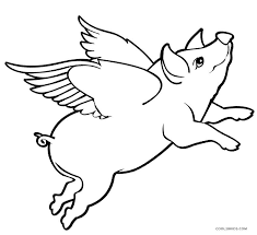 Pigs are one of the most loved animals among toddlers. Image Result For Flying Pig Coloring Pages Flying Pig Silhouette Flying Pigs Art Pig Silhouette