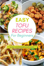 Super Easy Tofu Recipes For Beginners Tofu Recipes Easy Cheap Vegan Meals Tofu Recipes Vegan