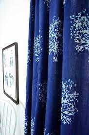 Indigo Blue Curtain Window Treatments Bedroom Curtains Bohemian Boho Decor Housewares 44 Quot X 84 Quot L Indigo Curtains Curtains Living Room Blue Curtains
