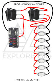 However, by using two bulbs and the right wiring, or a single bulb and a resistor, you can safely run. How To Wire Lights Switches In A Diy Camper Van Electrical System Diy Camper Diy Camper Trailer Truck Camping