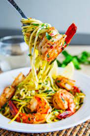 Shrimp Scampi With Zucchini Noodles Recipe Spiralizer Recipes Zucchini Noodle Recipes Noodle Recipes