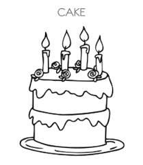 Get crafts, coloring pages, lessons, and more! Cake And Birthday Cake Coloring Pages Playing Learning