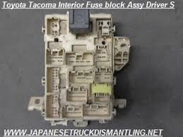 Fuse box diagram 94 toyota camry v6 coupe. 2001 Tacoma Fuse Box Wiring Diagram Portal