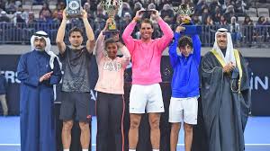 Rafa nadal and friends academy*. Rafael Nadal David Ferrer Inaugurate The Rafa Nadal Academy Kuwait Atp Tour Tennis