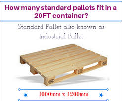 how many standard pallets fit in a 20ft container