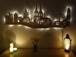 Informiere dich über neue wandbild beleuchtet. Wandskyline Koln Kunsthandwerk Karste
