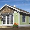 It is better in higher winds than a gable or shed roof design. 1
