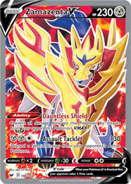 Maybe you would like to learn more about one of these? Zamazenta V Sword Shield Tcg Card Database Pokemon Com