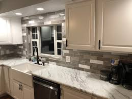 Beautiful Tile Backsplash Installation In Bloomington Indiana In 2020 Beautiful Tile Backsplash Kitchen Backsplash Beautiful Tile
