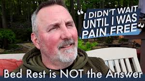 I've never met someone who stayed in bed long enough to completely recover  from chronic pain. I didn't get out of bed when I was pain free, I got out  when I was capable of doing so. Prolonged bed rest ...