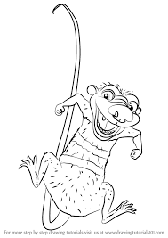 Easy drawing tutorials for beginners, learn how to draw animals, cartoons, people and comics. Learn How To Draw Crash From Ice Age Ice Age Step By Step Drawing Tutorials
