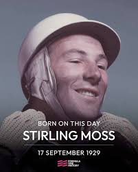 Today we celebrate the 96th birthday of Sir Stirling Moss