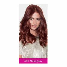 A lightweight hair gloss can add a little life to your dyed hair. L Oreal Paris Casting Creme Gloss Mahogany 550 Semi Permanent Hair Dye Wilko