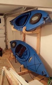 Diy easy kayak upright garage storage 17. Diy Kayak Rack Cheap And Easy To Build