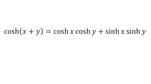 Hyperbolic Trigonometric Identity Cosh X Y Math Mathematics Easy Tutorial