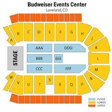 Budweiser Events Center Loveland Tickets Schedule