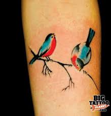 3 Birds Sitting On A Tree Branch Tattoo 3 Little Birds Tattoo Incognito Tattoo Colour Tattoo Big Tattoo Planet Little Bird Tattoos Bluebird Tattoo Inspirational Tattoos