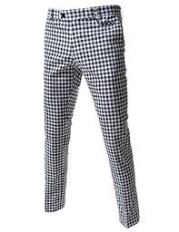 Maybe you would like to learn more about one of these? Nifp2031 Black Slim Fit Checker Pattern Cotton Pants Patterned Dress Pants Men Shirt Style Designer Suits For Men