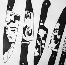 Black And White Grunge Illustration Design Inspiration For Patches For Custom Jean Jacket Art Tattoo Pop Art Art