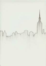 Putaonena Skyline Drawing City Drawing Easy Drawings