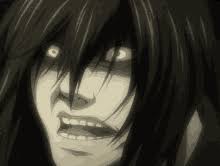 Ele também faz a troca de metade de sua vida para ter olhos de shinigami com ryuk. Death Note Teru Mikami Gifs Tenor