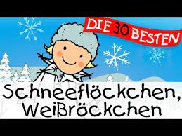 verse 1 schneeflöckchen, weißröckchen wann kommst du geschneit? Schneeflockchen Weissrockchen Weihnachtslieder Zum Mitsingen Kinderlieder Youtube