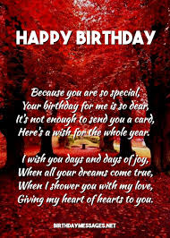 Can't find the right words to tell you how i feel today. Romantic Birthday Poems Romantic Birthday Messages