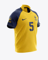 Watch this rugby uniform template in use. Men S Rugby Jersey Mockup Halfside View Psd Template Free Mockups Design Template