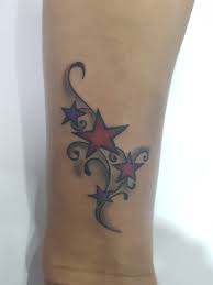 The tattoo you should get based on your zodiac sign, has got to be something dainty. Naksh Tattoos On Twitter Star Tattoo Colors And Their Meanings Pink Getting A Pink Star Tattoo Is Symbolic Of One S Battle With Breast Cancer And One S Triumph Over The Illness Green