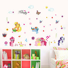Do you have any my little pony fans at home? Fluttershy Giant Wall Decals My Little Pony Stickers New Girls Horse Room Decor