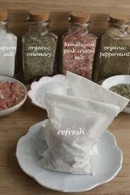 Set Of 2 Refresh Tub Tea Bath Soaks Large Tea Bags Filled With Organic Peppermint Organic Rosemary Himalayan Pin Tub Tea Tea Recipes Herbal Bath Recipes