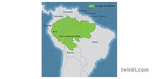Brazil has seen 100,000 fire alerts in 10 days, but it's not just the amazon — one map shows how. Manu National Park Map Amazon Rainforest South America Geography Ks3