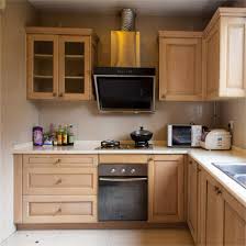 china solid wood glass door kitchen