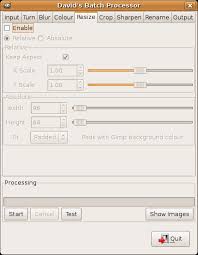 Batch Resize Images With Gimp