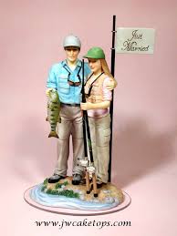 Hunting Couple Fishing Wedding Fishing Wedding Cake Toppers Fishing Wedding Cakes