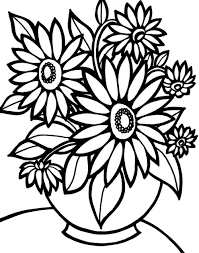 Flower coloring pages for adults simple. Simple Flower Coloring Pages For Adults