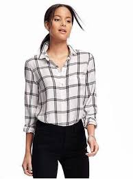 Women S Clothes Blouses Shirts From 10 Old Navy Checkered Shirts Women Plaid Shirt Outfits Plaid Shirt Women
