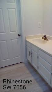 See more bathroom paint colors here. Bathroom Painted Rhinestone Sw 7656