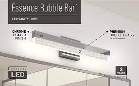 Maybe you would like to learn more about one of these? Artika Essence Bubble Bar Vanity Light Fixture Chrome Amazon Com