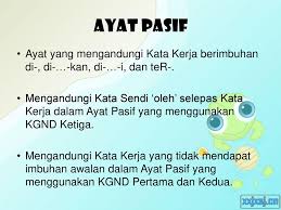Rencana kerja perubahan tahun rencana kerja 2018p bpkad kabupaten banyuasin halamanii kata pengantar. Kata Kerja Pasif Tahun 2