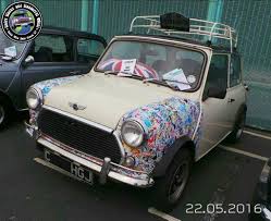 Awesome Bit Of Sticker Bombing On This Lil Rat Snapped By Our Lou On The L2b Run Yesterday Sticker Bomb Classic Mini Mini Things
