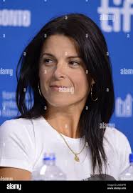 Betsy Andreu attends the press conference for "The Armstrong Lie"