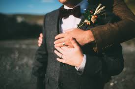 Adam and Glen celebrate beautiful autumn wedding in Cornwall