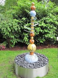 Mario Geister Stele Wassersaule Brunnen Mit Einem Klick Auf Als Kunstkarte Versenden Versenden Sie Kostenlos Dieses Werk Ih Gartenkunst Brunnen Garten