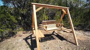 Here's a plan from hgtv for a classic swing set that includes a simple wooden frame and enough room for two swings. Diy Porch Swing Frame Laptrinhx News