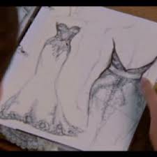 Boceto De Vestido De Novia De Brooke Davis De La Serie One Tree Hill One Tree Hill Brooke Davis One Tree Hill Brooke