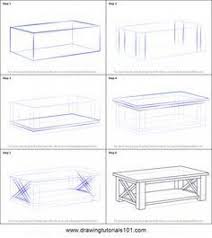 How To Draw A Coffee Table Printable Step By Step Drawing Sheet Drawingtutorials101 Com Furniturede In 2020 Drawing Furniture Interior Design Sketches Drawing Sheet